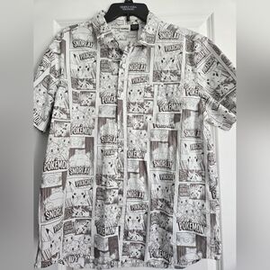 Nintendo Pokémon Graphic Shirt - Black and White